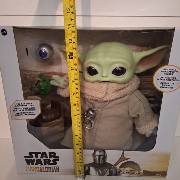 Star Wars Mandalorian The Child Baby Yoda 11" Plush Toy W Accessories - Picture 6 of 10